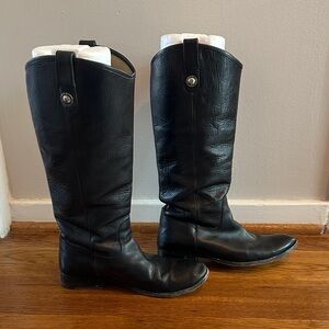 FRYE Melissa Button Boot - Black